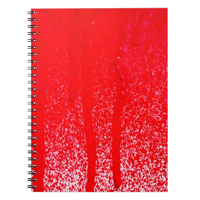 Caderno Espiral sangue derramado (Frente)
