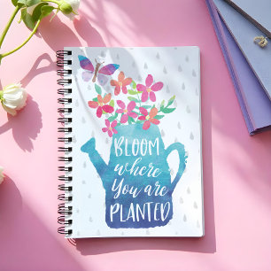 Caderno Espiral Sangue Onde Você Está Plantado