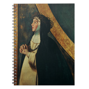Caderno Espiral Santa Catarina de Siena por Juan Bautista Maino 