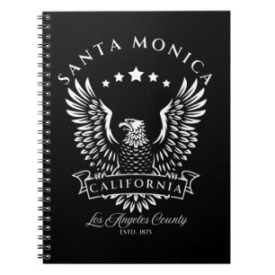 Caderno Espiral Santa Mônica Condado de Los Angeles Califórnia Vin
