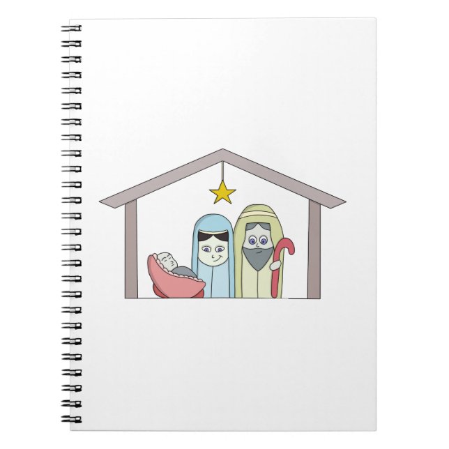 Caderno Espiral Santa Noite Natividade (Frente)