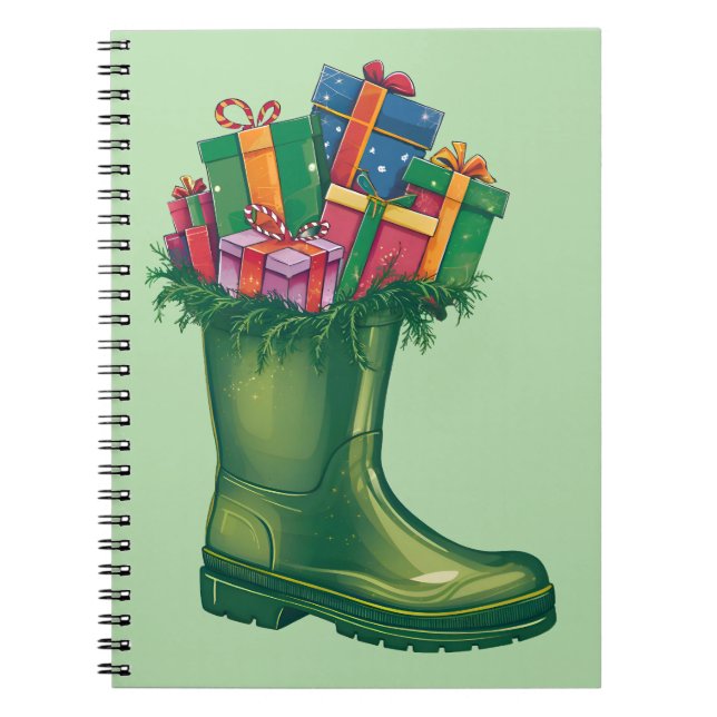 Caderno Espiral Santa's New Boots (Frente)