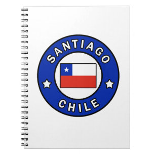 Caderno Espiral Santiago o Chile
