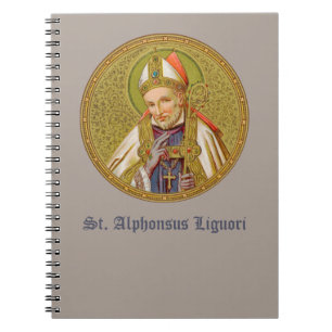 Caderno Espiral Santo Afonso de Ligório (SNV 02) (Redondo)