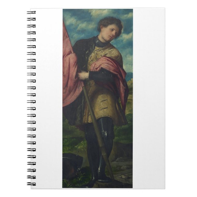 Caderno Espiral Santo Alexandre, soldado de Roma (Frente)