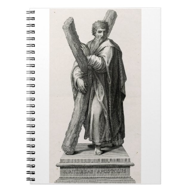 Caderno Espiral Santo André o Apóstolo Primeiro‑Chamado Discípulo (Frente)