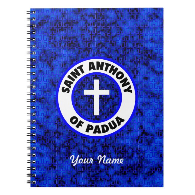 Caderno Espiral Santo Anthony de Pádua (Frente)