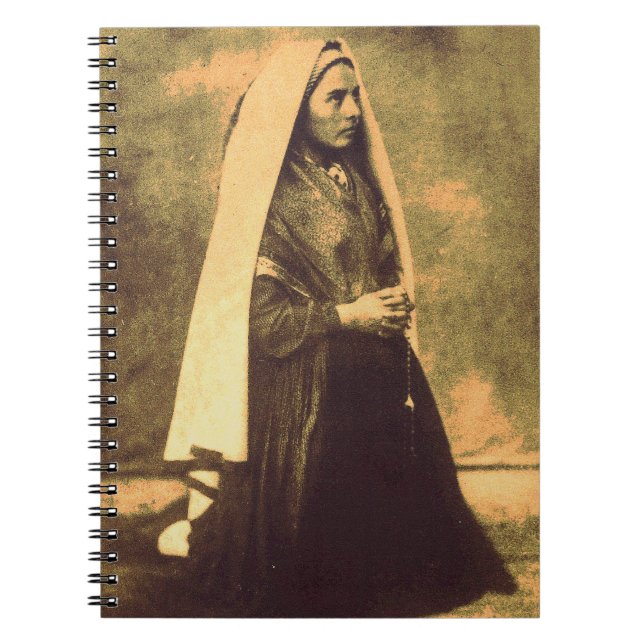 CADERNO ESPIRAL SANTO BERNADETTE SOUBIROSO (Frente)