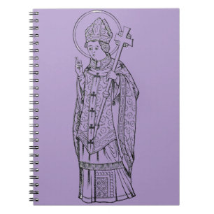 Caderno Espiral Santo Deiniol Abade e Bispo