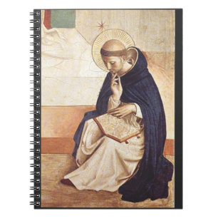 Caderno Espiral Santo Dominic de Guzman por Fra Angélico