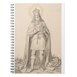 Caderno Espiral Santo Henrique II, o Imperador Romano-Germânico
