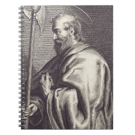 Caderno Espiral Santo Matthew, o Apóstolo