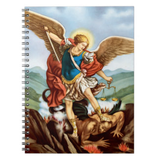 Caderno Espiral Santo Michael, o Arcanjo