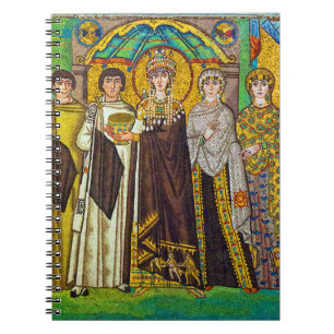 Caderno Espiral Santo Theodora, a Imperatriz