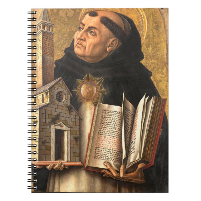 Caderno Espiral Santo Thomas Aquinas (Frente)