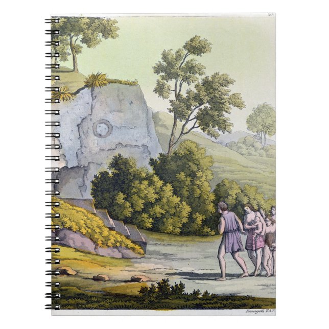 Caderno Espiral Santuário de Sun, Peru, 'de Le Traje Ancien e de (Frente)