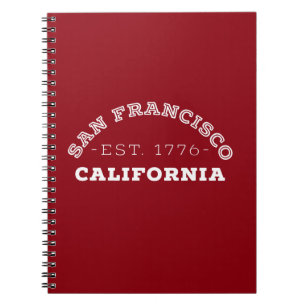 Caderno Espiral São Francisco Califórnia