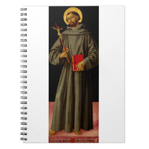 Caderno Espiral São Francisco de Assis por Antoniazzo Romano