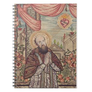 Caderno Espiral São Francisco de Sales Bispo de Genebra