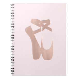 Caderno Espiral Sapatilhas de Ballet Rosa Bailarina Rosa Personali