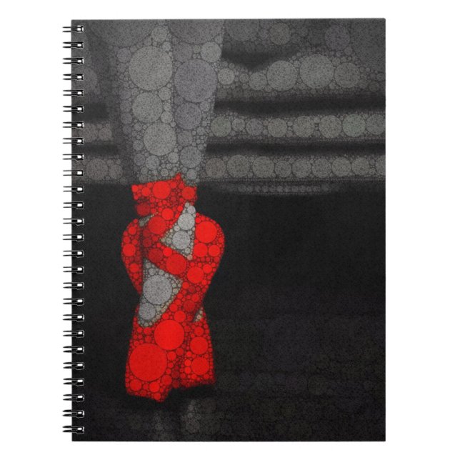Caderno Espiral Sapatos de Bailarina Fofo Ballet (Frente)
