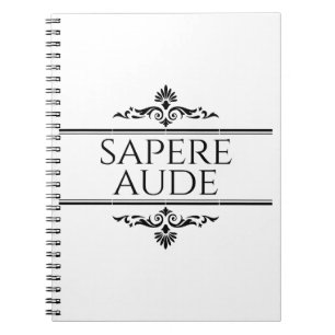 Caderno Espiral Sapere Aude