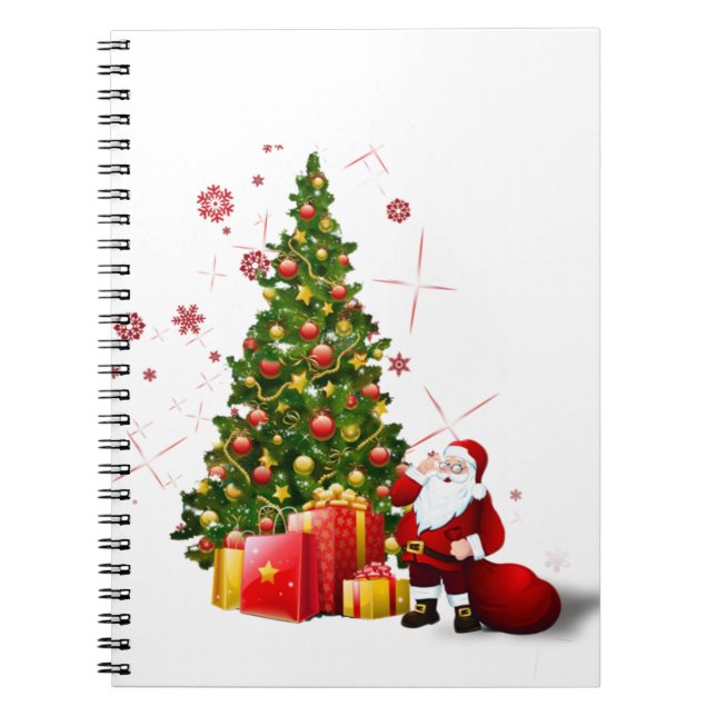 Caderno Espiral sapin de noël (Frente)
