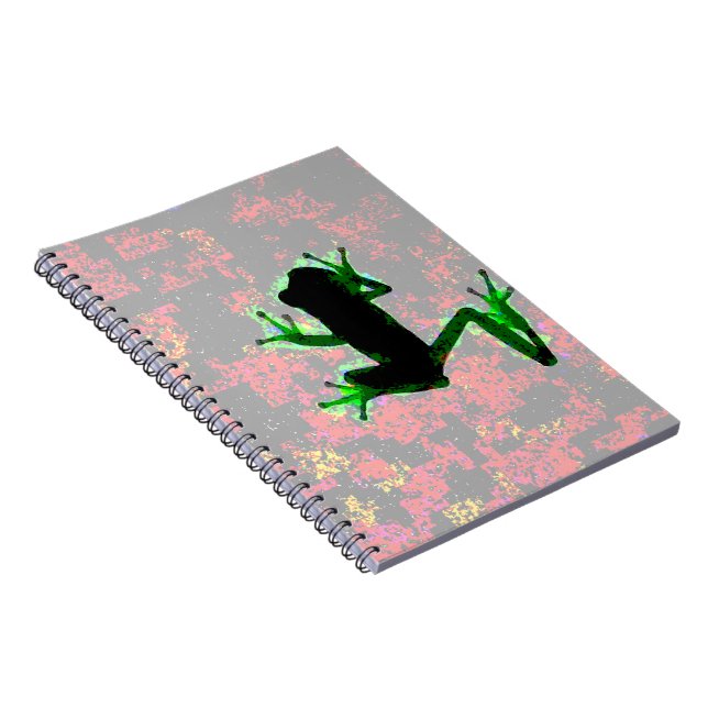 Caderno Espiral Sapo brilhante (Lado Direito)