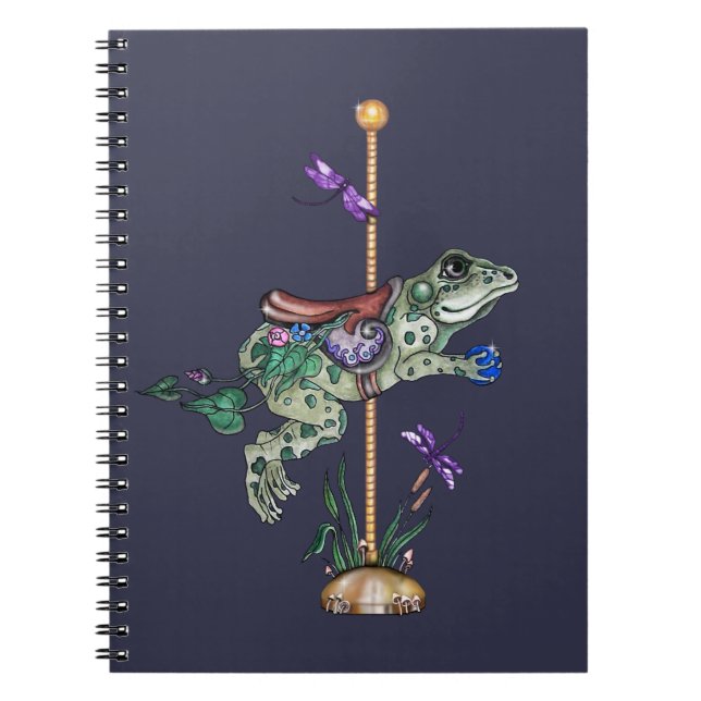 Caderno Espiral Sapo carrossel (Frente)