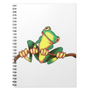 Caderno Espiral Sapo em árvore