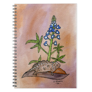 Caderno Espiral Sapo Horny com Bluebonnet