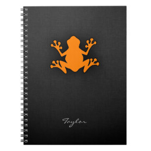 Caderno Espiral Sapo Laranja