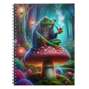 Caderno Espiral Sapo Pensativo