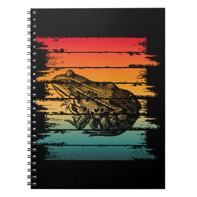 Caderno Espiral Sapo VINTAGE (Frente)