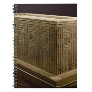 Caderno Espiral Sarcófago da barata de Abu (pedra calcária) (vej