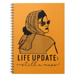 Caderno Espiral Sass Vintage "Atualização da Vida: Ainda uma Bagun