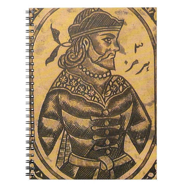 Caderno Espiral Sassanid King (Frente)