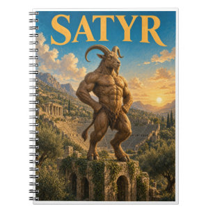 Caderno Espiral Sátiro, Monstro da Fantasia Gótica
