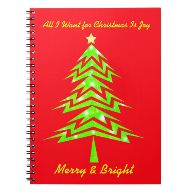 Caderno Espiral Saudações de Natal (Frente)