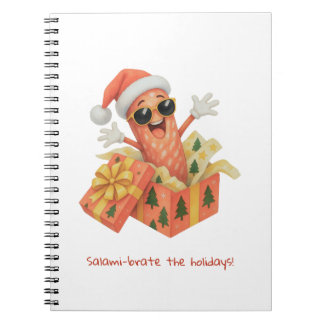Caderno Espiral saúdam o Natal com salame!