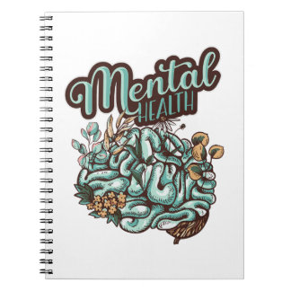 Caderno Espiral Saúde Mental: Flores - Presente Especial