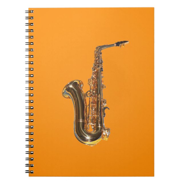 Caderno Espiral saxofone (Frente)