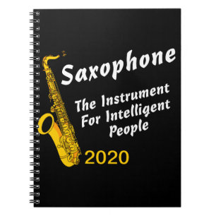 Caderno Espiral Saxofone inteligente