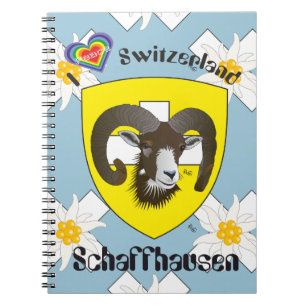 Caderno Espiral Schaffhausen - Schweiz - Suisse - Notizhefte