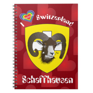 Caderno Espiral Schaffhausen - Schweiz - Suisse - Notizhefte