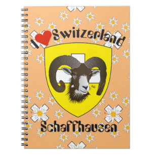 Caderno Espiral Schaffhausen - Schweiz - Suisse - Notizhefte