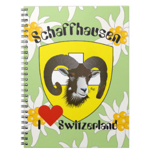 Caderno Espiral Schaffhausen - Schweiz - Suisse - Notizhefte
