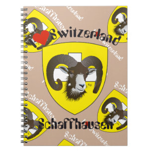 Caderno Espiral Schaffhausen - Schweiz - Suisse - Notizhefte