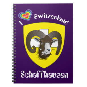 Caderno Espiral Schaffhausen - Schweiz - Suisse - Notizhefte