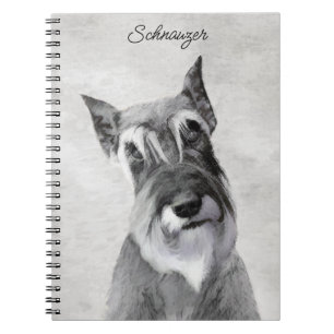 Caderno Espiral Schnauzer (Giant) - Arte Canina Original Cuta